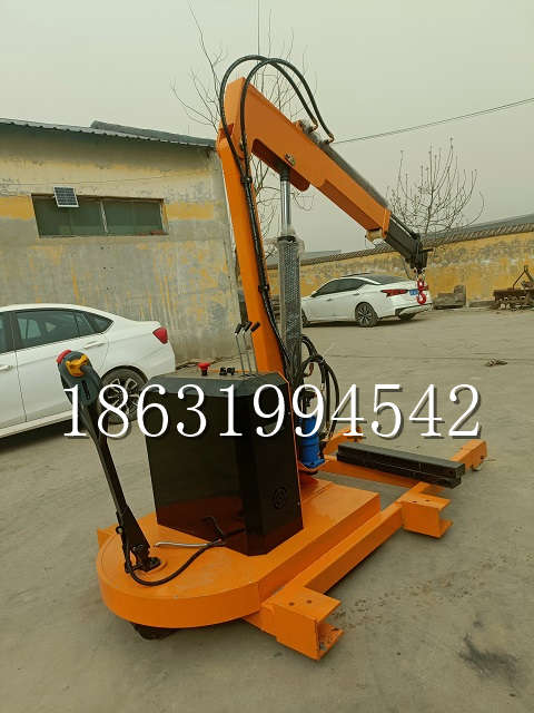 黄石市自卸车厢随车吊 自制轮式四不像起重机 四驱平板吊 5吨 贵盛